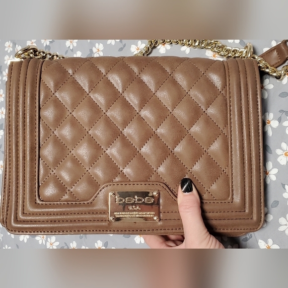 Bebe Quilted Shoulder/Crossbody Bag - Picture 12 of 14